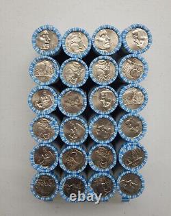 2005-P UNC American Bison Jefferson Nickels 25 Original Bank Wrapped Rolls