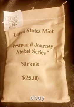 2005 P and D Bison Buffalo Nickels US Mint bag Unopened