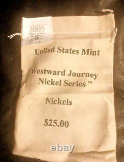 2005 P and D Bison Buffalo Nickels US Mint bag Unopened