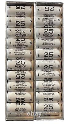 2005 Westward Journey BISON D P Roll BU 5c Nickel BANK ROLL 40 Roll Master Case