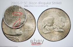 2005-p Bison Bu Gem Jefferson -great Addition To Any Collection-must See