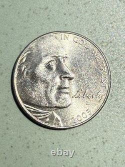 2005D Jefferson Buffalo Nickel Five Cent Coin US