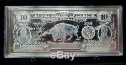 2006 4oz. Ten(10.00) dollar note with bison