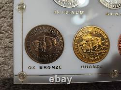 2006 San Diego Coinarama BISON Set 1 oz Silver Medal Copper/Bronze/Proof RARE
