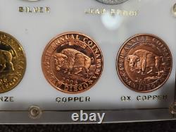2006 San Diego Coinarama BISON Set 1 oz Silver Medal Copper/Bronze/Proof RARE