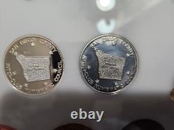 2006 San Diego Coinarama BISON Set 1 oz Silver Medal Copper/Bronze/Proof RARE