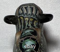 2007 Jon Stuart Anderson Millifiori Style Polymer Clay Buffalo Bison Sculpture