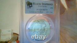 2014 $50 Gold Buffalo MS70 PCGS First Strike Bison Label BLACK DIAMOND LABLE