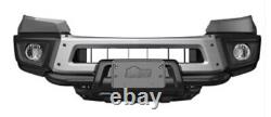 2015-2022 Chevrolet Colorado ZR2 Bison Front Bumper Complete withSilver Face Plate