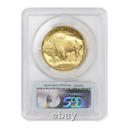 2015 $50 Gold Buffalo PCGS MS70 First Strike Bison Label 24KT Bullion FS Coin