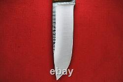 2015 Custom Bison Knife by Allen Surls. 152 01 Blade, Full Becote Wood Handle