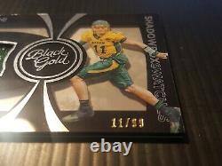 2016 Black Gold #2 CARSON WENTZ Rookie SHADOWBOX NDSU Bison JERSEY NUMBER 11/99