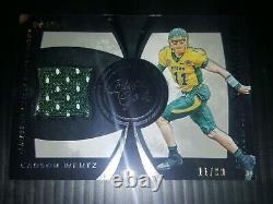 2016 Black Gold #2 CARSON WENTZ Rookie SHADOWBOX NDSU Bison JERSEY NUMBER 11/99