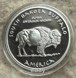 2016 Sioux Nation South Dakota Buffalo $1.999 Silver bullion