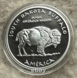 2016 Sioux Nation South Dakota Buffalo $1.999 Silver bullion