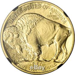 2017 American Gold Buffalo 1 oz $50 NGC MS70 Bison Label Black Core