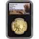 2018 American Gold Buffalo (1 oz) $50 NGC MS70 Early Releases Bison Label Black