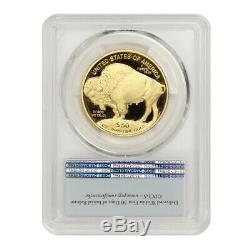 2020-W $50 Gold Buffalo PCGS PR70DCAM First Strike Proof coin Bison Label withOGP
