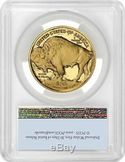 2020-W $50 Proof Gold Buffalo FS Bison Label PCGS PR70DCAM