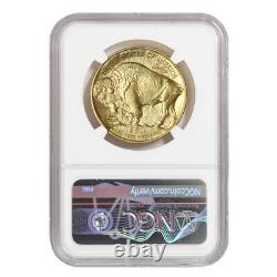 2021 $50 American Gold Buffalo NGC MS70 ER Early Releases 1oz coin withBison Label