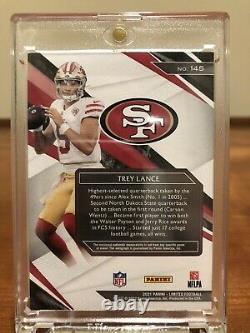 2021 Limited Trey Lance RC Auto 11/75 Jersey San Francisco 49ers North Dakota St