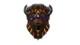 2021 Spirit Animals Bison Colorized 1z silver coin