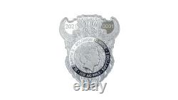 2021 Spirit Animals Bison Colorized 1z silver coin