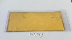 2022 1000mg Bison 24k Gold Aurum Note 1 Full Gram GOLD