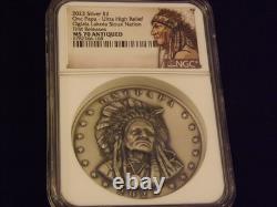 2023 $2 ONC PAPA Oglala Lakota Sioux Nation BISON NGC MS 70