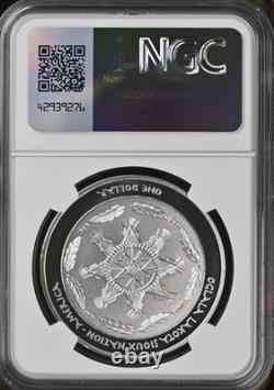 2023 Silver $1 Oglala Lakota Sioux Nation Bison Hunt NGC PF 69 Ultra Cameo