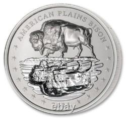 2024 Mesa Grande Free Spirits American Plains Bison UHR Incuse 2 oz Silver Coin