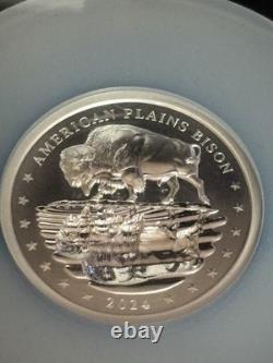 2024 Native American Spirit series 5 OZ American Plains Bison #'s219, 418 of 499