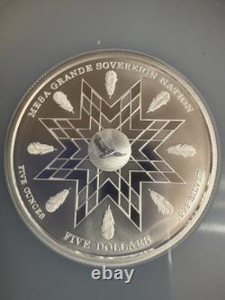 2024 Native American Spirit series 5 OZ American Plains Bison #'s219, 418 of 499