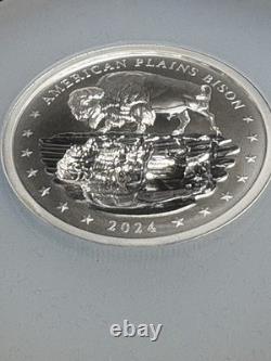 2024 Native American Spirit series 5 OZ American Plains Bison #'s219, 418 of 499
