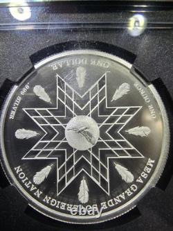 2024 Silver American Plains Bison NGC MS70 FDOI Mesa Grande Beth Zaiken Signed