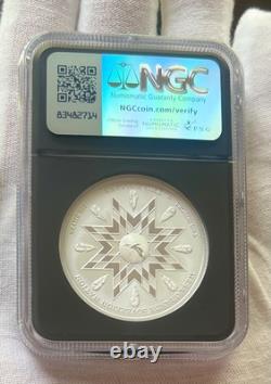 2025- 2oz Silver Coin Mesa Grande Sov Nation $2 American Plains Bison NGC PF70