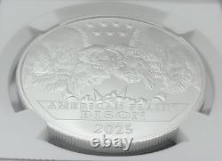 2025 American Plains Bison Mesa Grande Nation 1 oz. 999 Fine Silver NGC MS70 FR