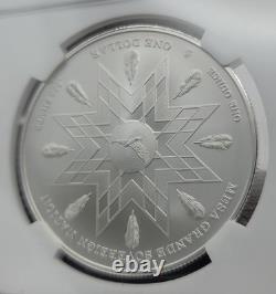 2025 American Plains Bison Mesa Grande Nation 1 oz. 999 Fine Silver NGC MS70 FR
