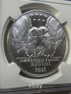 2025 Mesa Grande Nation $1 American Plains Bison Graded MS 70 by NGC