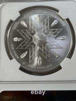 2025 Mesa Grande Nation $1 American Plains Bison Graded MS 70 by NGC