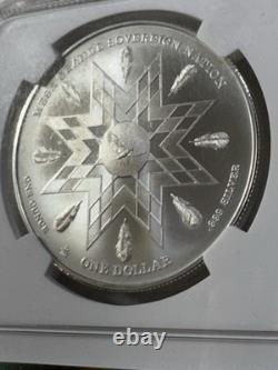 2025 Mesa Grande Nation $1 American Plains Bison Graded MS 70 by NGC