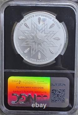 2025 Silver $1 American Bison Mesa Grande Sovereign Nation First Release MS70