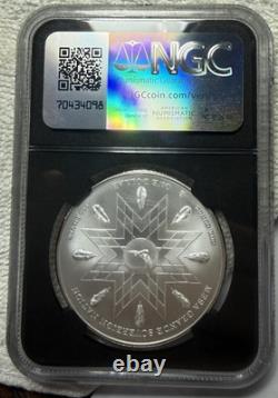 2025 Silver $1 American Bison Mesa Grande Sovereign Nation First Release MS70