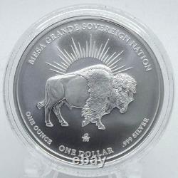 2025 Silver $1 Mesa Grande Nation Native American Bison