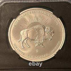 2025 Silver $1 Mesa Grande Nation Native American Bison First Releases MS70