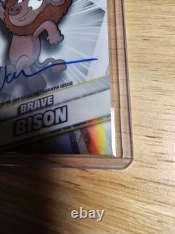 2026 Topps Chrome VeeFriends Brave Bison Gary Vee AUTO 3/5 VF First Chrome