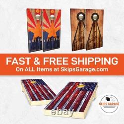 2x4 Cornhole Boards NDSU Bison Official Licensed Foldable Legs UV Printed