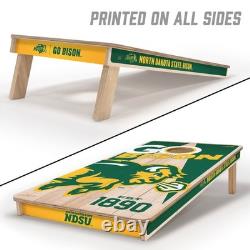 2x4 Pro Cornhole Boards North Dakota State Bison Officially Licensed Set