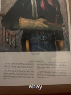 3-Art Print Buffalo Soldier, 10th Cavalry (S/N LImited Edition)COA ARTISTProof