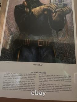 3-Art Print Buffalo Soldier, 10th Cavalry (S/N LImited Edition)COA ARTISTProof